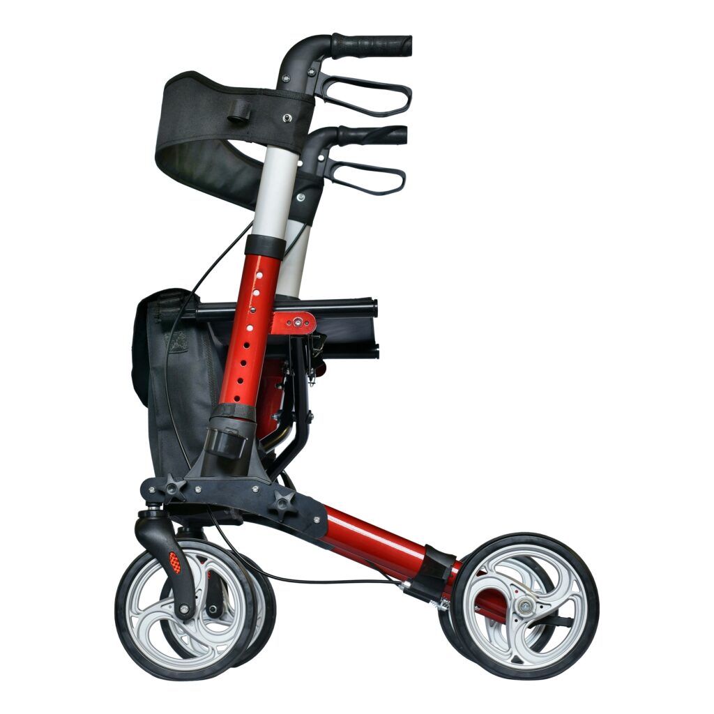 2020 Lichtgewicht rollator rood 2