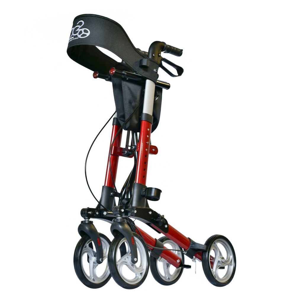 2020 Lichtgewicht rollator rood 4-1